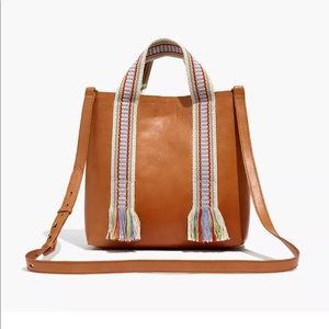 Madewell Small Transport Crossbody Bag with Woven Handles